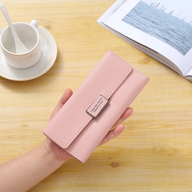 Fashion Long Women's Wallet PU Leather Female Wallet Card Holder Coin Purse Lady Change Purse Money Bag Clutch Carteras
Fashion Long Women's Wallet PU Leather Female Wallet Card Holder Coin Purse Lady Change Purse Money Bag Clutch Carteras