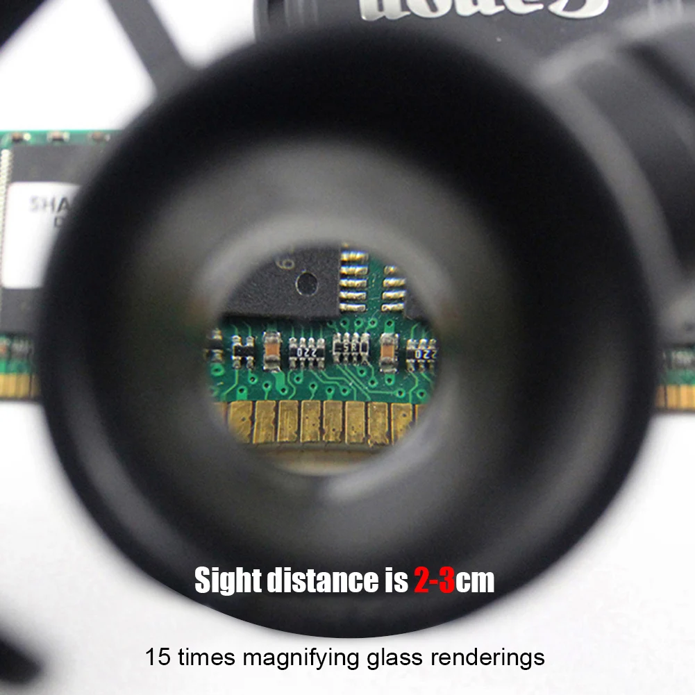 Jeweler Watchmaker Magnifier Glasses Telescopic Magnifier Glasses Loupes Repair Tools LED Light 8X/15X/23X Magnifying Eyewear
Jeweler Watchmaker Magnifier Glasses Telescopic Magnifier Glasses Loupes Repair Tools LED Light 8X/15X/23X Magnifying Eyewear