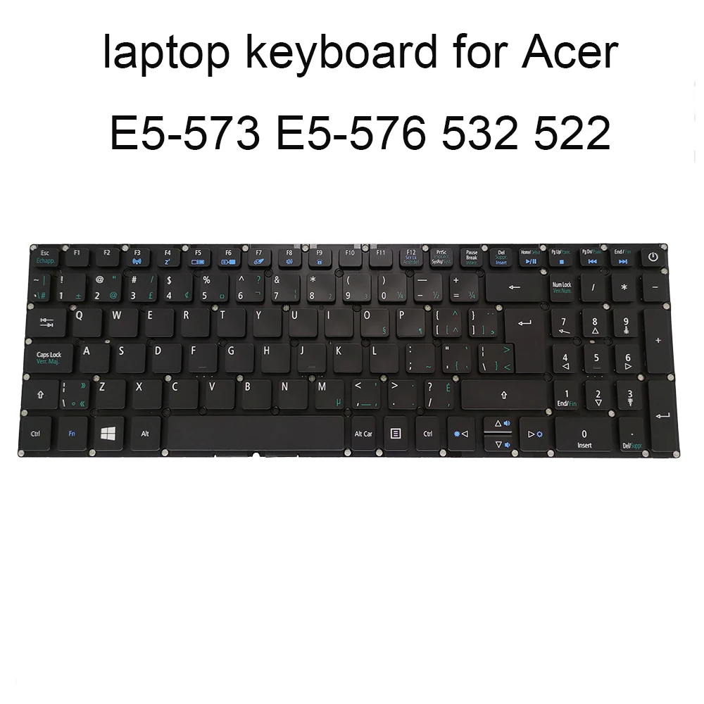 

Backlit keyboard E5 573 G Replacement keyboards for Acer Aspire F5 573 E5 552 532 576 CF black lapto LV5P A51BWL NKI151704K best