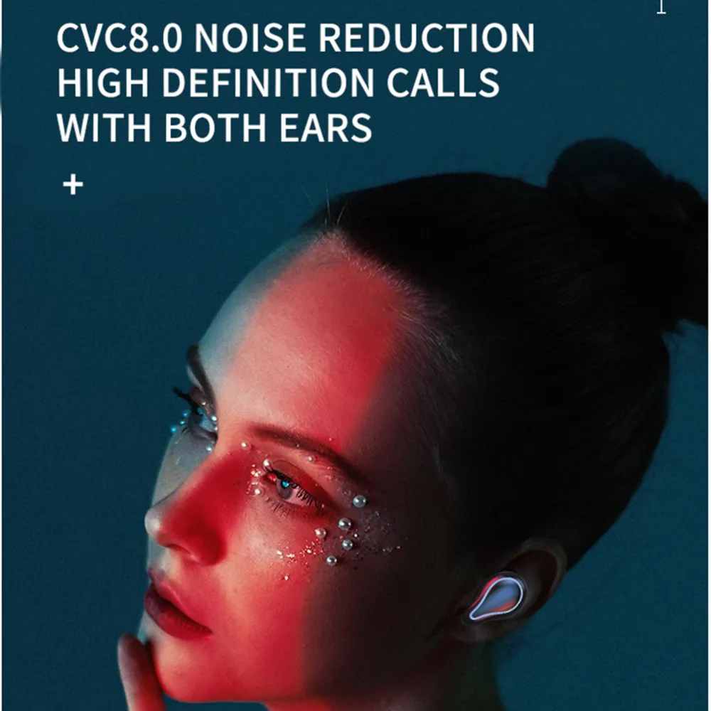2021 Tws Bluetooth 5.1 Earphones With Microphone Wireless Headphones Touch Control Earbuds HIFI Stereo Noise Cancelling Headset
2021 Tws Bluetooth 5.1 Earphones With Microphone Wireless Headphones Touch Control Earbuds HIFI Stereo Noise Cancelling Headset