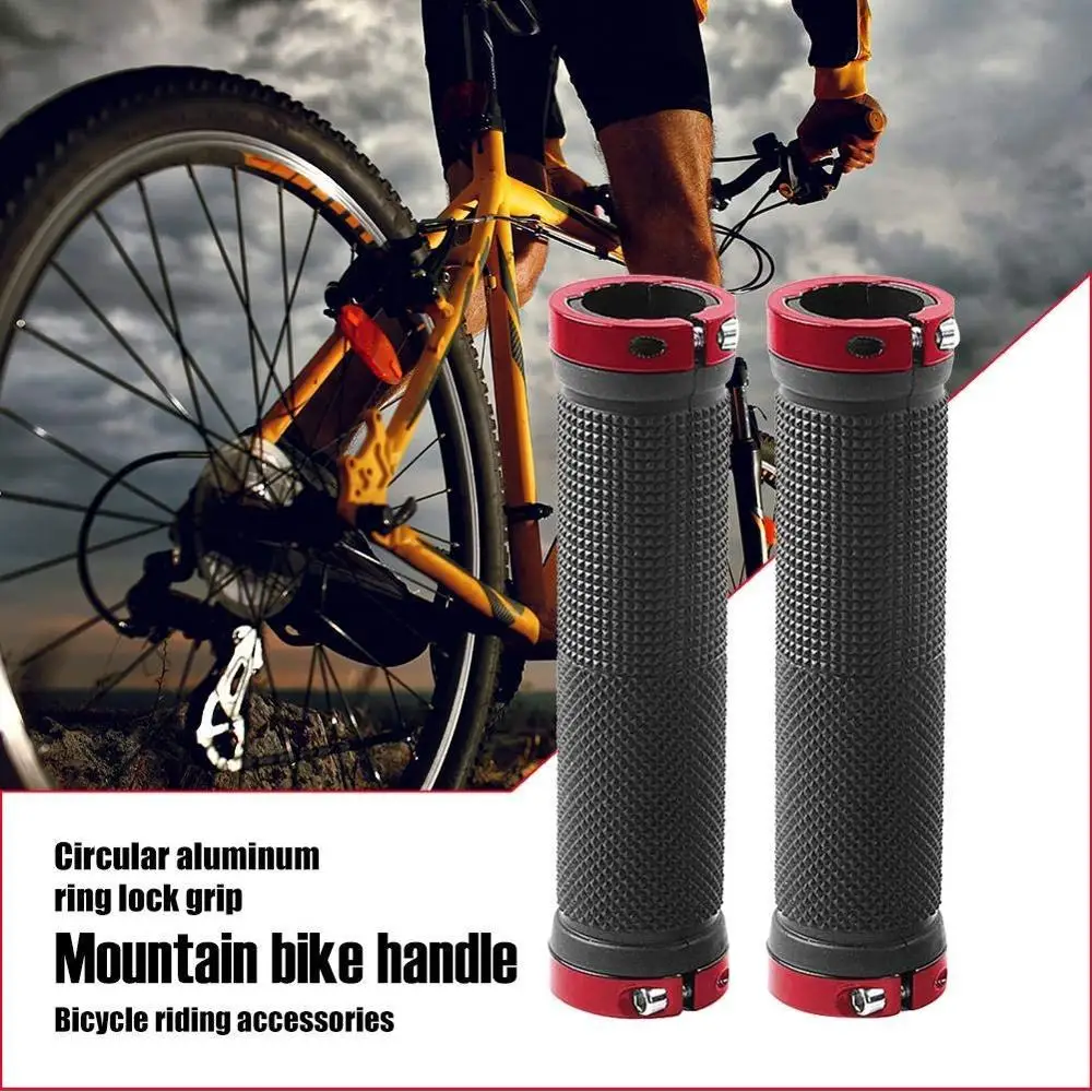 2pcs/1 PairMountain Cycling Handlebar Grips Rubber Aluminum alloy Anti-slip Handle Grip
2pcs/1 PairMountain Cycling Handlebar Grips Rubber Aluminum alloy Anti-slip Handle Grip