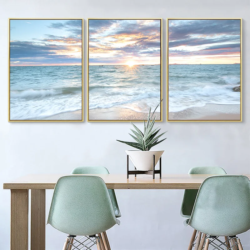 Sunrise Coastal Decorative Canvas Poster Blue Sea Landscape Picture Waves Canvas Painting Print Beach Wall Art Picture Home Deco
Sunrise Coastal Decorative Canvas Poster Blue Sea Landscape Picture Waves Canvas Painting Print Beach Wall Art Picture Home Deco