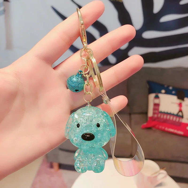 Ins Ultra Fire Acrylic Dog Doll Keyrings Lovely Bell Lady Keychains Crystal Dog Key Chain Wholesale
Ins Ultra Fire Acrylic Dog Doll Keyrings Lovely Bell Lady Keychains Crystal Dog Key Chain Wholesale