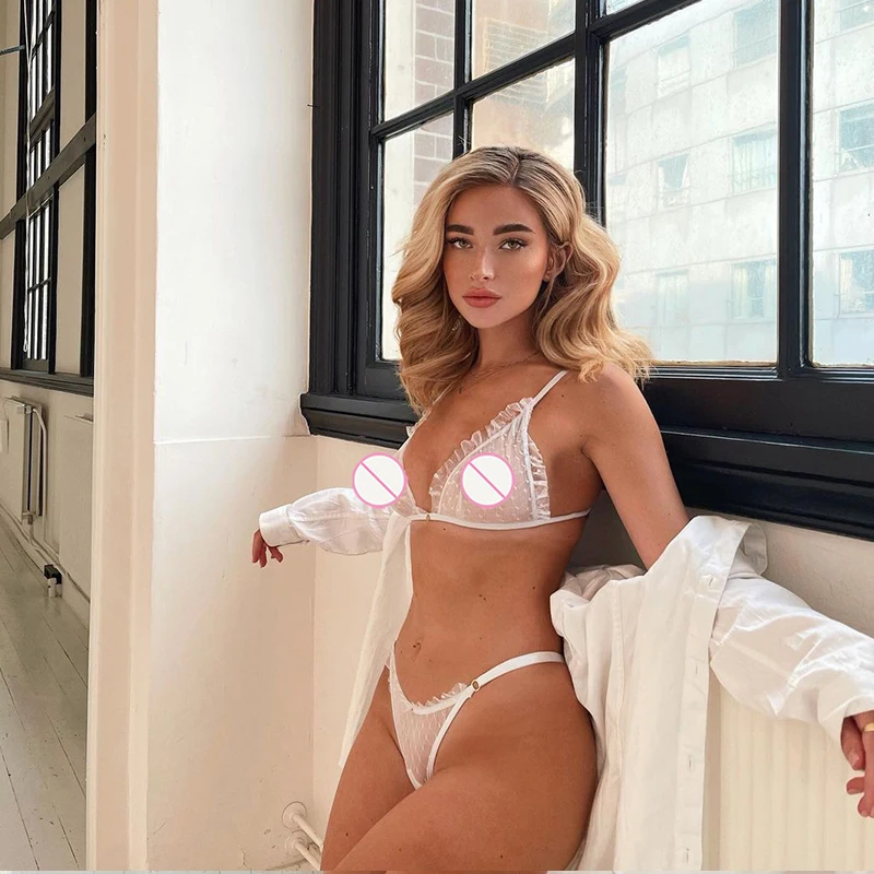Sexy Underwear Three-point Transparent T-pants Bra Open File Underwear Fun Temptation T-pants
Sexy Underwear Three-point Transparent T-pants Bra Open File Underwear Fun Temptation T-pants