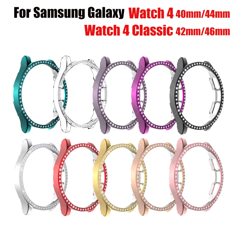 Case for Samsung Galaxy Watch 4 Classic 42mm 46mm Diamond bumper Screen Protector cover for Galaxy Watch 4 40mm 44mm Accessories
Case for Samsung Galaxy Watch 4 Classic 42mm 46mm Diamond bumper Screen Protector cover for Galaxy Watch 4 40mm 44mm Accessories