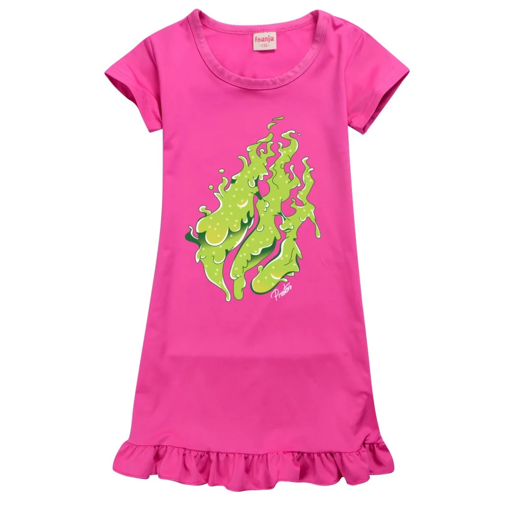 2021 New Girls PRESTONPLAYZS Nightdress Little Teen Girl Pajamas Dresses Children Summer Nightgown Home Clothes Kids Sleepwear 
2021 New Girls PRESTONPLAYZS Nightdress Little Teen Girl Pajamas Dresses Children Summer Nightgown Home Clothes Kids Sleepwear