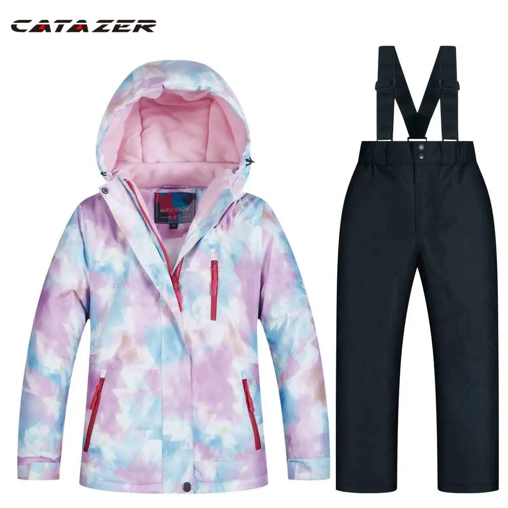 Catazer Girls Ski Suit Waterproof Kids Ski Jacket Ski Pants Thermal Winter Outdoor Skiing Snowboarding Clothing Snowboard Jacket
Catazer Girls Ski Suit Waterproof Kids Ski Jacket Ski Pants Thermal Winter Outdoor Skiing Snowboarding Clothing Snowboard Jacket