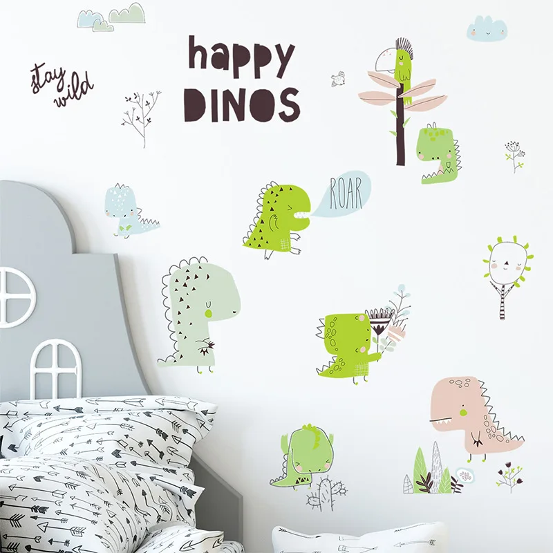 Creative Cartoon Dinosaur Wall Stickers Boys Bedroom Decor Self-Adhesive Stickers Kids Room Decoration Home Decor Door Sticker 
Creative Cartoon Dinosaur Wall Stickers Boys Bedroom Decor Self-Adhesive Stickers Kids Room Decoration Home Decor Door Sticker