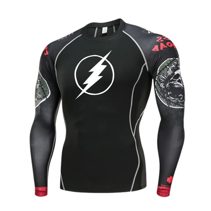 2021 Men's Running T-Shirt Quick Dry Breathable Fitness Training Sportswear Cool Lightning Print Sports Shirts Muscle Tops
2021 Men's Running T-Shirt Quick Dry Breathable Fitness Training Sportswear Cool Lightning Print Sports Shirts Muscle Tops