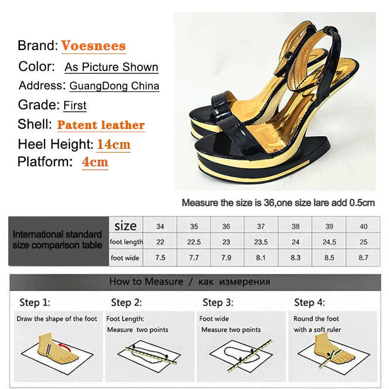 

Voesnees Women Shoes 2021 New Individual Character No Heel Banquet High-Heel Sandals Fashion Platform Model Show Wedges Shoes