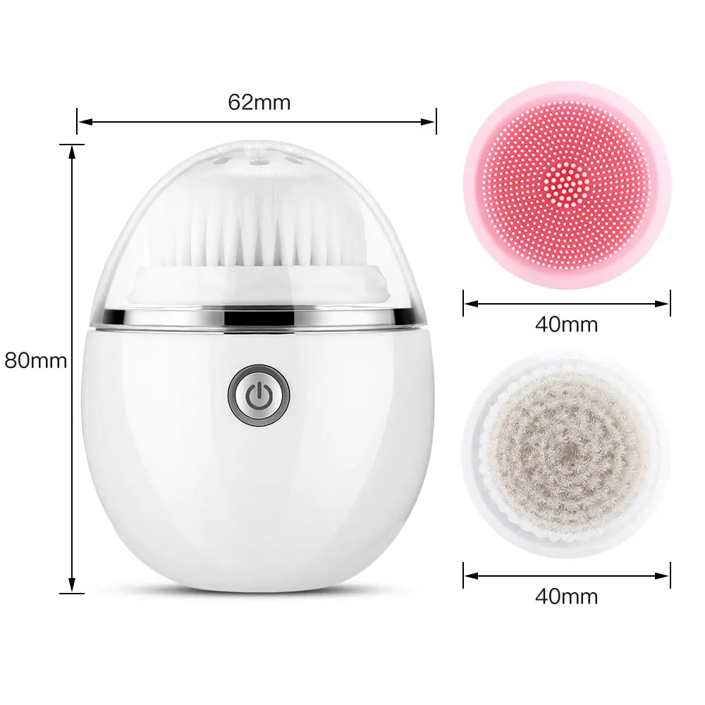 Sonic Vibrating Facial Cleansing Brush Waterproof Electric Face Brushes Wireless Charging Face Deep Washing Massaging Brush
Sonic Vibrating Facial Cleansing Brush Waterproof Electric Face Brushes Wireless Charging Face Deep Washing Massaging Brush