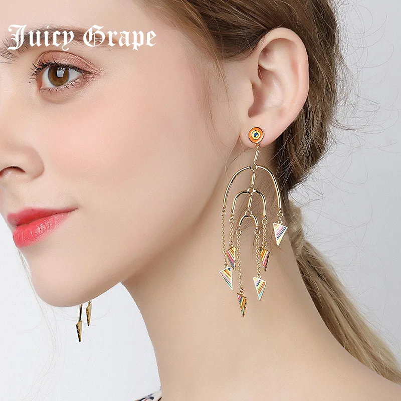 High Sense Niche Female Stud Earrings Bohemian Wind Personality Eardrop Vacation Personality
High Sense Niche Female Stud Earrings Bohemian Wind Personality Eardrop Vacation Personality