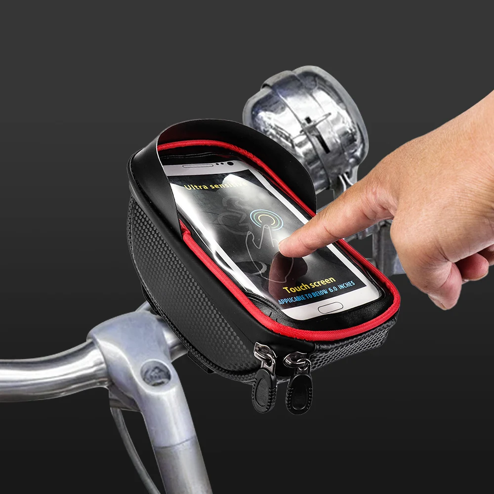 SUNBIKE Bicycle Bag Waterproof 6.0in Phone Case Bike Front Beam Bag Large Capacity MTB Road Bike Touch Screen Pack Cycling Part
SUNBIKE Bicycle Bag Waterproof 6.0in Phone Case Bike Front Beam Bag Large Capacity MTB Road Bike Touch Screen Pack Cycling Part