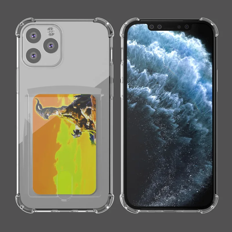 Case For Iphone 11 12 Pro MAX X XS XR 6 7 8 Plus, Case With Card Pocket Bumper Anti-knock Half-wrapped Transparent Phone Case
Case For Iphone 11 12 Pro MAX X XS XR 6 7 8 Plus, Case With Card Pocket Bumper Anti-knock Half-wrapped Transparent Phone Case