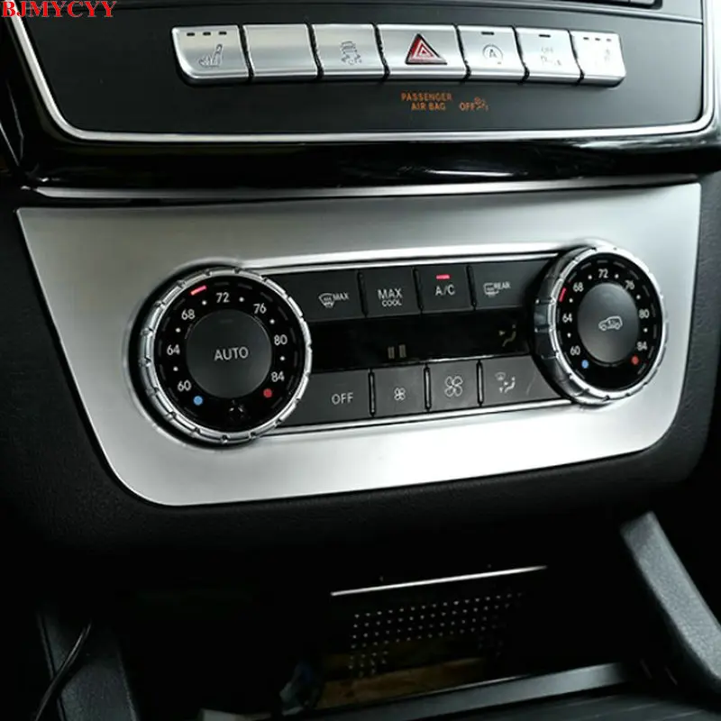 Декоративная рамка BJMYCYY ABS для автомобильного кондиционера, регулирующая панель для Mercedes Benz ML GL GLS GLE320 400 
Декоративная рамка BJMYCYY ABS для автомобильного кондиционера, регулирующая панель для Mercedes Benz ML GL GLS GLE320 400