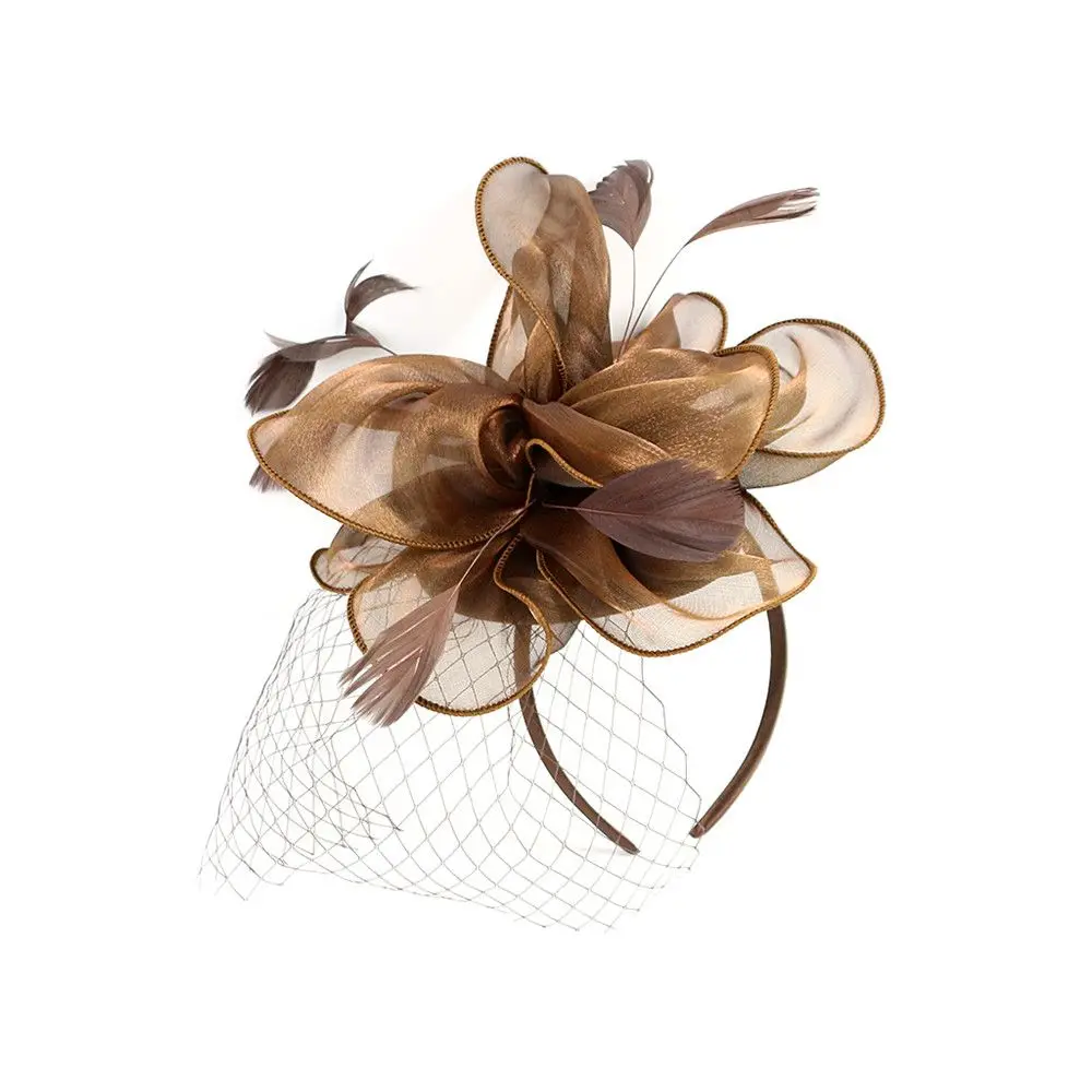 Elegant Feather Flower Headband Alice Band Fascinator Womens Wedding Party Decor Flower Headband Fascinator Hairpin Party Decor
Elegant Feather Flower Headband Alice Band Fascinator Womens Wedding Party Decor Flower Headband Fascinator Hairpin Party Decor