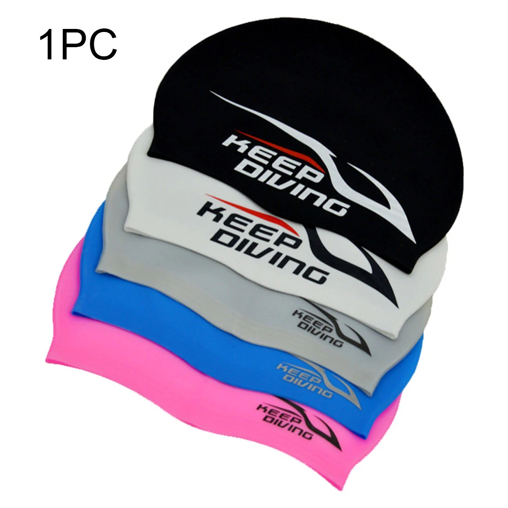 Swimming Cap Scuba Pool Long Hair Accessory Hat Elastic Silicone Diving Sports Ear Protection Bathing Adults Waterproof Flexible 
Swimming Cap Scuba Pool Long Hair Accessory Hat Elastic Silicone Diving Sports Ear Protection Bathing Adults Waterproof Flexible