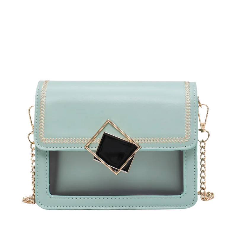 AXUKES Chain Transparent PU Leather Crossbody Bags For Women 2020 Summer Small Shoulder Bag Lady Summer Fashion Travel Handbags
AXUKES Chain Transparent PU Leather Crossbody Bags For Women 2020 Summer Small Shoulder Bag Lady Summer Fashion Travel Handbags