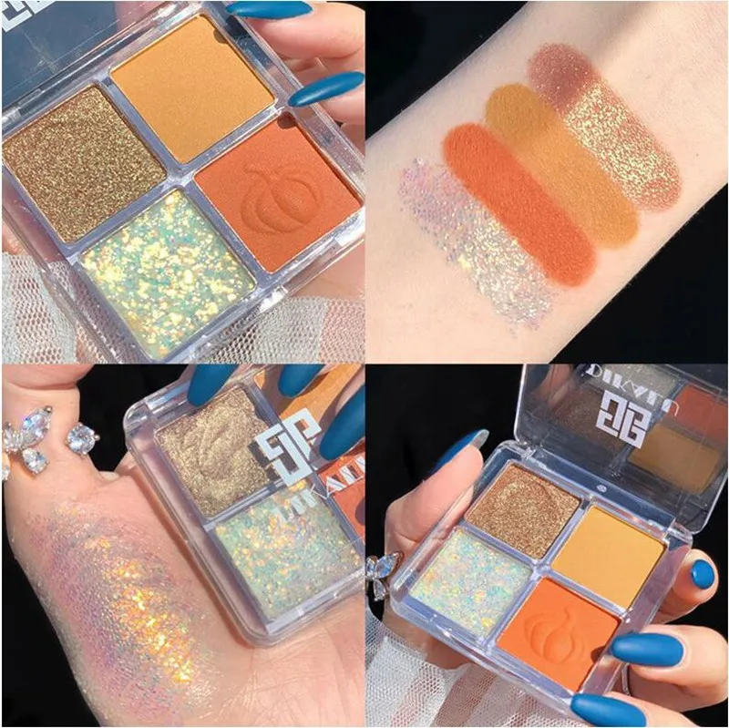 New 4 Colors Glitter Eyeshadow Makeup Pallete Matte Eye Shadow Palette Shimmer And Pigment Diamond Eyeshadow Powder Shine
New 4 Colors Glitter Eyeshadow Makeup Pallete Matte Eye Shadow Palette Shimmer And Pigment Diamond Eyeshadow Powder Shine