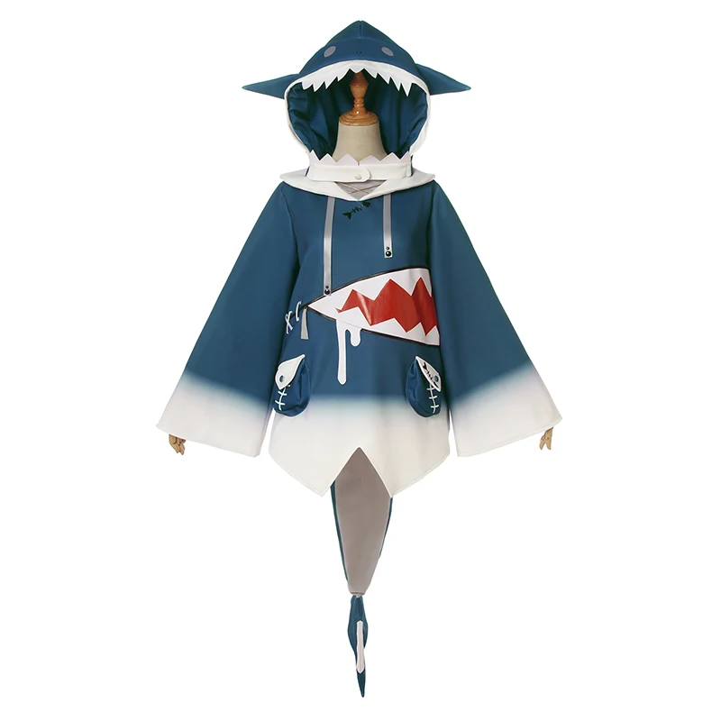 Anime Hololive ENG Gawr Gura Cosplay Costume Shark Costume for Women Halloween Youtuber Cosplay Full Set Cute Blue Suit
Anime Hololive ENG Gawr Gura Cosplay Costume Shark Costume for Women Halloween Youtuber Cosplay Full Set Cute Blue Suit