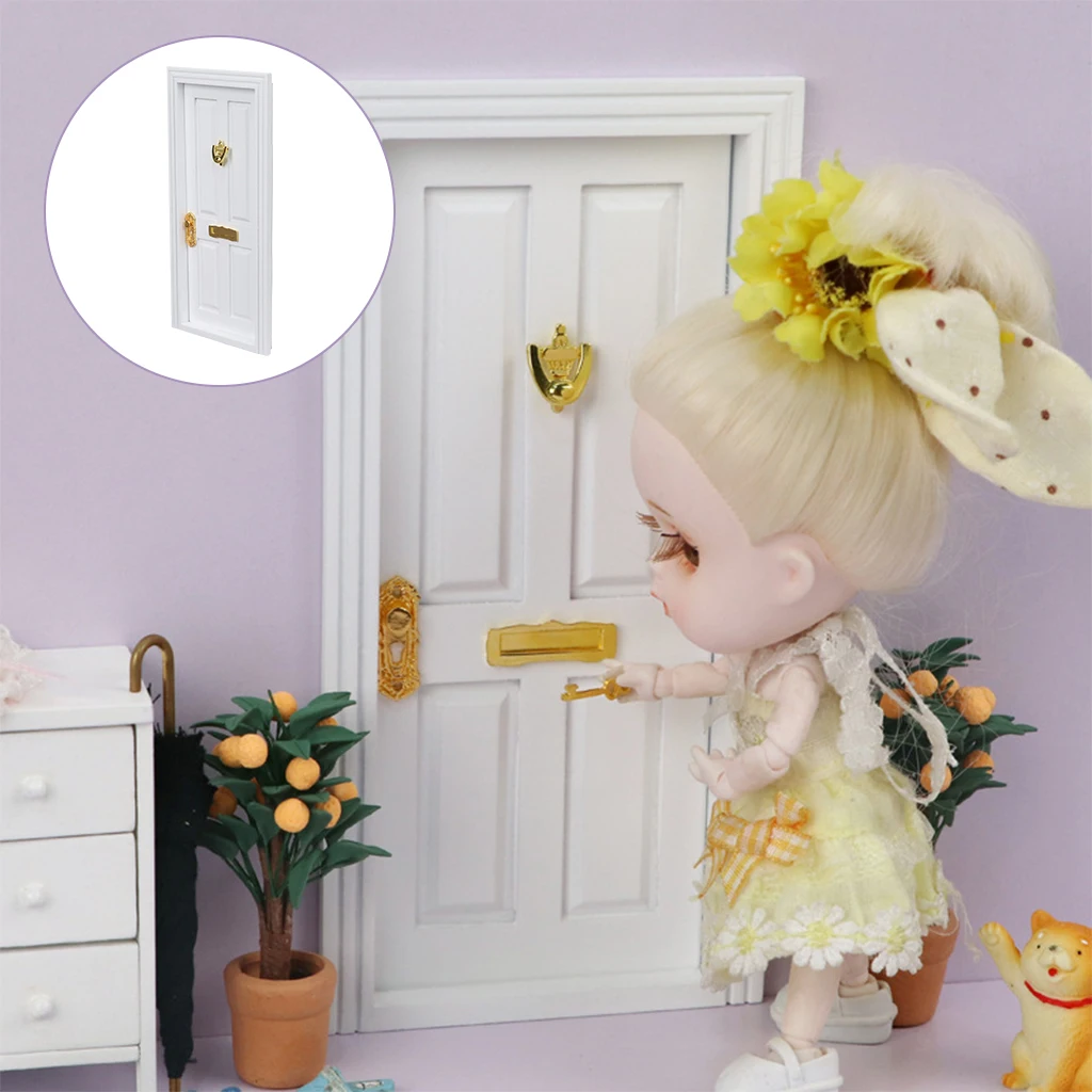 1:12 Handmade Doll House Miniature Simulation 4 Panel Doors Furniture for Decoration
1:12 Handmade Doll House Miniature Simulation 4 Panel Doors Furniture for Decoration