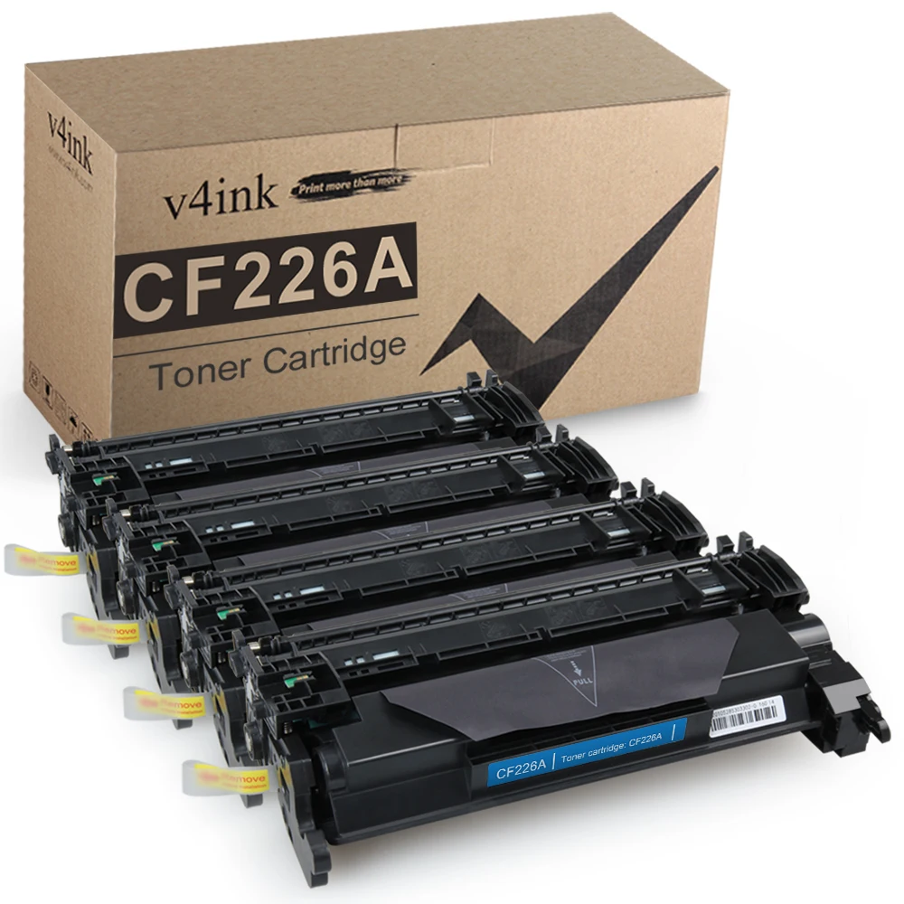 4pk v4ink Compatible for HP CF226A 26A Toner Cartridge for HP Laserjet Pro M402 M402n M402dn M402d M402dw MFP M426fdw M426fdn
4pk v4ink Compatible for HP CF226A 26A Toner Cartridge for HP Laserjet Pro M402 M402n M402dn M402d M402dw MFP M426fdw M426fdn