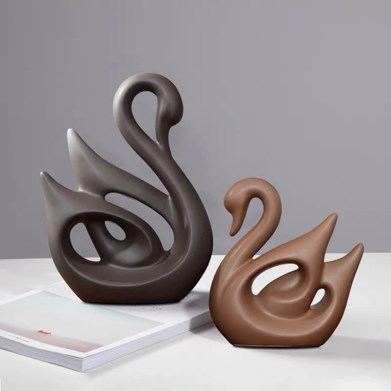 Modern Ceramic Swan Figurines Livingroom Ornament Home Furnishing Decoration Crafts Office Coffee Accessories Wedding Gift
Modern Ceramic Swan Figurines Livingroom Ornament Home Furnishing Decoration Crafts Office Coffee Accessories Wedding Gift