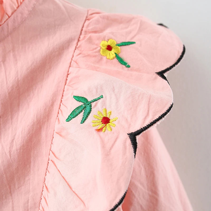 Baby Girl Blouses Fashion Infant Baby Flowers Embroidery Tops Clothes Autumn Toddler Long-sleeved Flying Single-breasted T-shirt
Baby Girl Blouses Fashion Infant Baby Flowers Embroidery Tops Clothes Autumn Toddler Long-sleeved Flying Single-breasted T-shirt