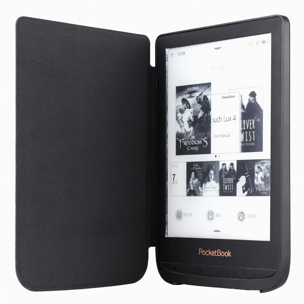 slim e-book leather cover case for PocketBook 616/627/632 Touch HD 3 Touch Lux 4 Basic Lux 2 Ereader protective cover
slim e-book leather cover case for PocketBook 616/627/632 Touch HD 3 Touch Lux 4 Basic Lux 2 Ereader protective cover