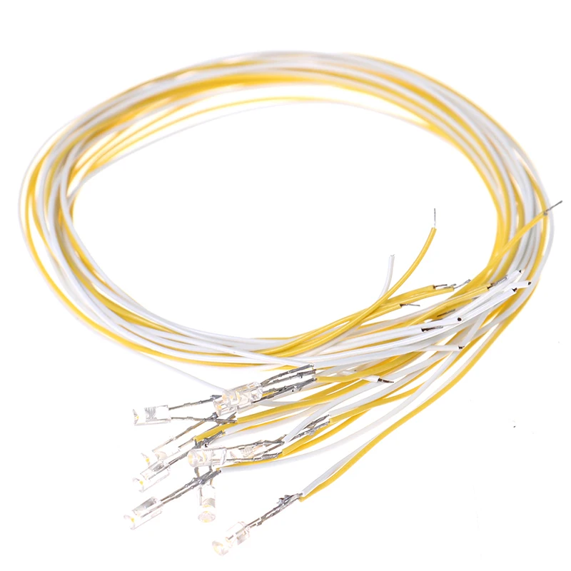 10Pcs 1:12 Dollhouse Miniature LED Light With 20cm Line DIY Doll House Decor 
10Pcs 1:12 Dollhouse Miniature LED Light With 20cm Line DIY Doll House Decor