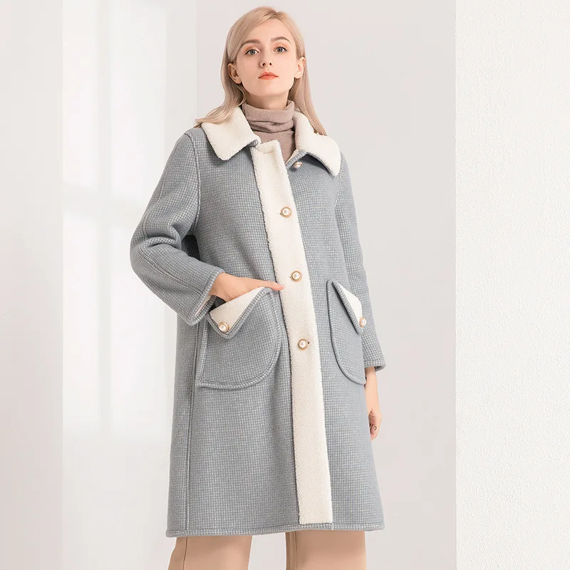 Long Wool Coats for Winter for Women High-quality Lapel Long-sleeve Windbreaker Everyday Leisure Female Jacket In 2020
Long Wool Coats for Winter for Women High-quality Lapel Long-sleeve Windbreaker Everyday Leisure Female Jacket In 2020