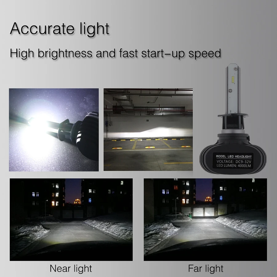 Car Headlight Bulbs 2pcs/lot H1 S1 50W 8000LM 6000K CSP LED Car Headlight Kit Automobile Fog Lamp Hi or Lo Light Bulbs
Car Headlight Bulbs 2pcs/lot H1 S1 50W 8000LM 6000K CSP LED Car Headlight Kit Automobile Fog Lamp Hi or Lo Light Bulbs
