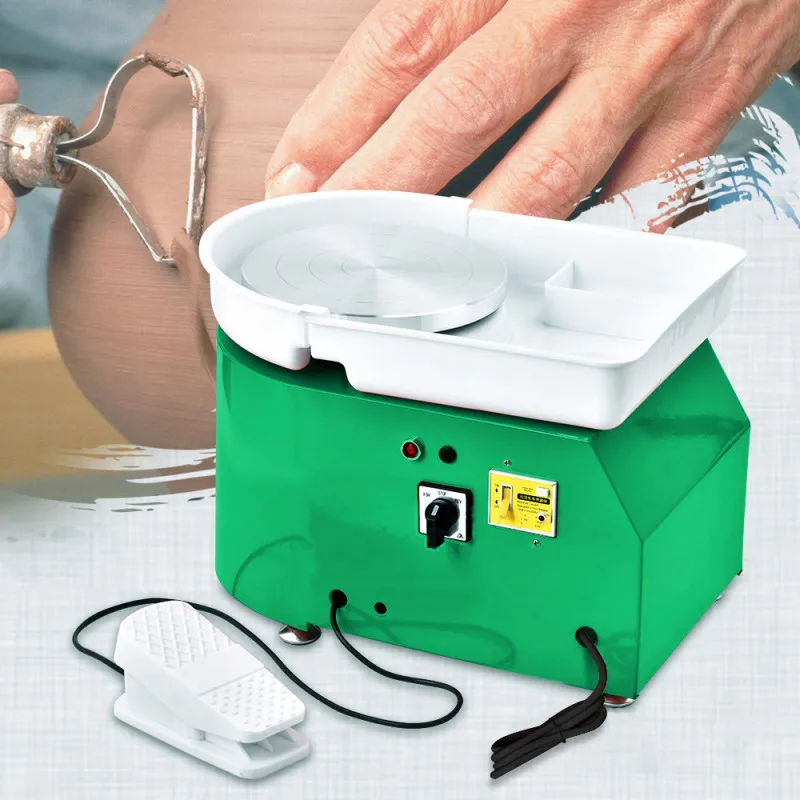 2021 Pottery Home Garden Arts Pottery Ceramics Tools 25CM 350W Electric Pottery Wheel Machine Ceramic Work Clay Art Craft
2021 Pottery Home Garden Arts Pottery Ceramics Tools 25CM 350W Electric Pottery Wheel Machine Ceramic Work Clay Art Craft