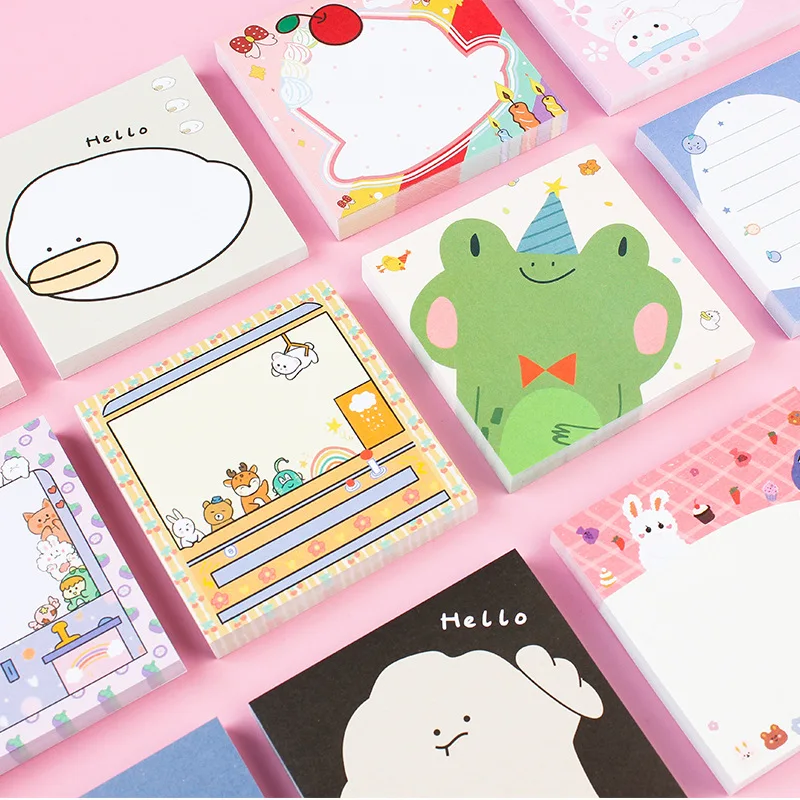 100 Sheets/pack Cute Cartoon Memo Pad Stickers Decal Sticky Notes School Stationery Scrapbooking Diy Kawaii Diary Plan Notepad
100 Sheets/pack Cute Cartoon Memo Pad Stickers Decal Sticky Notes School Stationery Scrapbooking Diy Kawaii Diary Plan Notepad