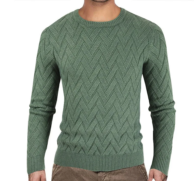 Мужской трикотажный пуловер с круглым вырезом, однотонный Повседневный свитер, Мужская одежда для осени 
Мужской трикотажный пуловер с круглым вырезом, однотонный Повседневный свитер, Мужская одежда для осени