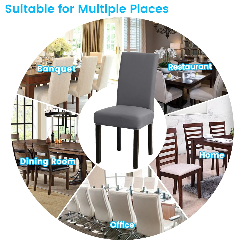 4pcs/set Fabric Chair Cover for Dining Room Chairs Covers High Back Living Room Chair Cover for Chairs for Kitchen Restaurant 
4pcs/set Fabric Chair Cover for Dining Room Chairs Covers High Back Living Room Chair Cover for Chairs for Kitchen Restaurant