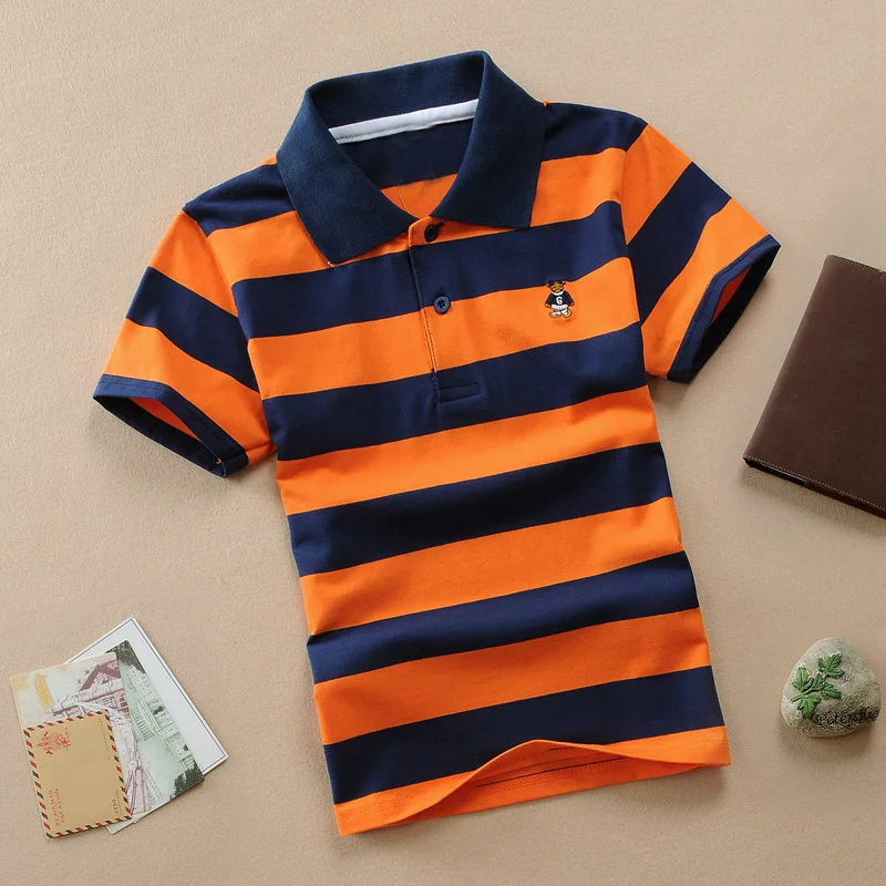 Jargazol Baby Boy Sports Polo Shirts Summer Short Sleeve Shirt Teenagers Boys Chemise Cotton Stripes Camisa Polo Kids Costume
Jargazol Baby Boy Sports Polo Shirts Summer Short Sleeve Shirt Teenagers Boys Chemise Cotton Stripes Camisa Polo Kids Costume