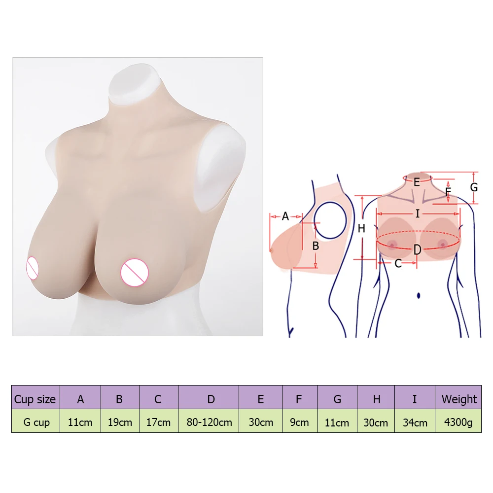 G Cup Crossdressers Half Body Silicone Breast Forms Fake Boob Enhancer Breast Plate Shemale Drag Queen Transgender Male
G Cup Crossdressers Half Body Silicone Breast Forms Fake Boob Enhancer Breast Plate Shemale Drag Queen Transgender Male