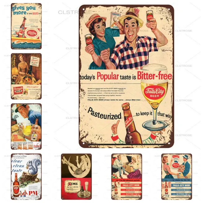 Liquor Beer Pin Up Girl Plaque Vintage Metal Tin Signs Shabby Wall Art Decor Bar Pub Club Shop Decor Metal Iron Poster 20x30cm
Liquor Beer Pin Up Girl Plaque Vintage Metal Tin Signs Shabby Wall Art Decor Bar Pub Club Shop Decor Metal Iron Poster 20x30cm