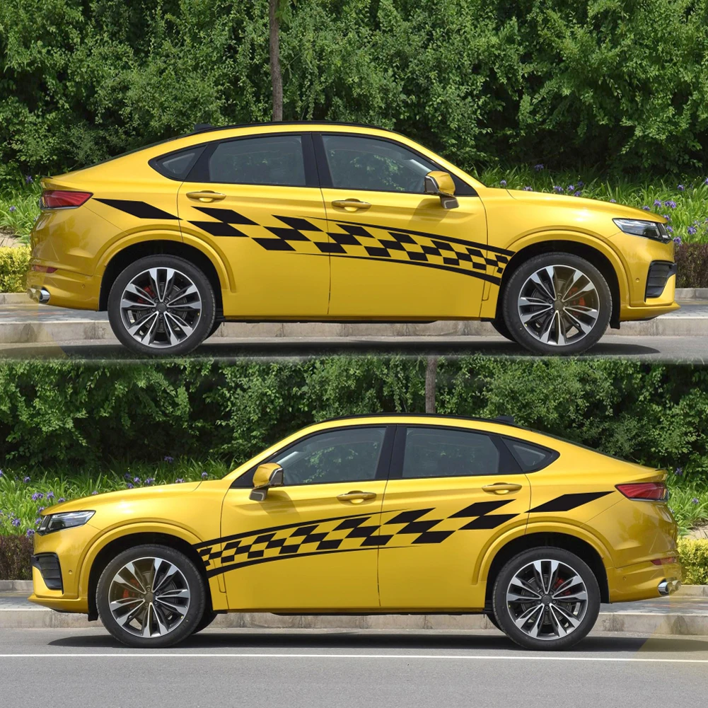 Striped Plaid Totem Car Body Sticker Plaid Flag Side Skirt Sport Edition Universal Style Personality Door Sticker
Striped Plaid Totem Car Body Sticker Plaid Flag Side Skirt Sport Edition Universal Style Personality Door Sticker