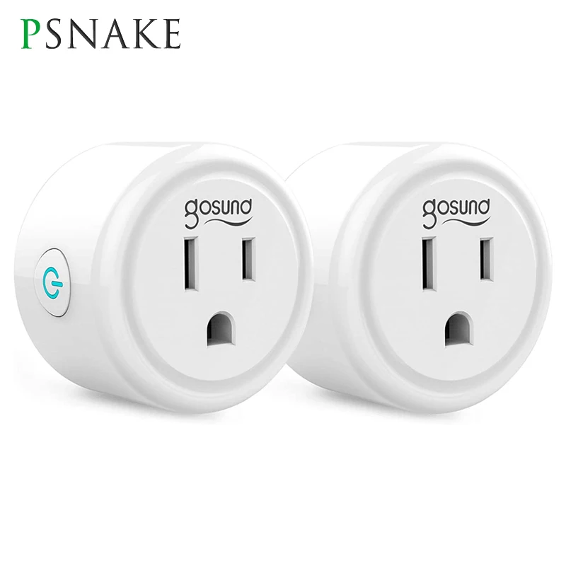Gosund Smart life App Smart Plug WiFi Outlet US Mini Socket Work with Alexa and Google Home, Remote Control, No Hub Required
Gosund Smart life App Smart Plug WiFi Outlet US Mini Socket Work with Alexa and Google Home, Remote Control, No Hub Required