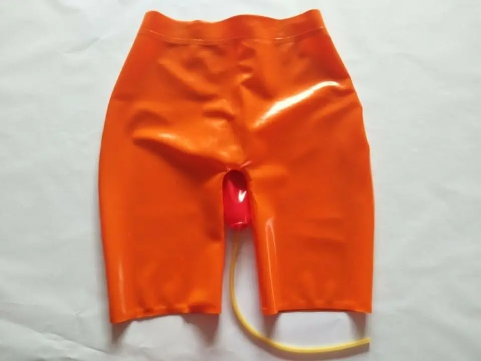 Женские корсеты из латекса Резина пикантные Шорты OrangeCatsuit Ganzanzug вечерние S