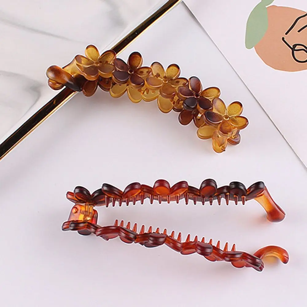 Women Acrylic Flower Banana Clips for Women Ponytail Holder Chic Hair Claw Girls Barrettes Hair Accessories 2022 New
Women Acrylic Flower Banana Clips for Women Ponytail Holder Chic Hair Claw Girls Barrettes Hair Accessories 2022 New