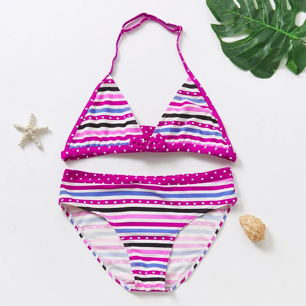 Girls Swimsuit Two pieces Swimming suit for Kid 5~16Y Girls swimwear Ruffle style Kids Bikini set Teenager girls-ST271MIX
Girls Swimsuit Two pieces Swimming suit for Kid 5~16Y Girls swimwear Ruffle style Kids Bikini set Teenager girls-ST271MIX