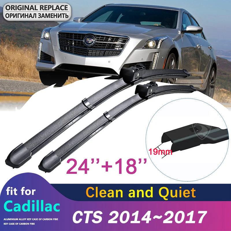 Front Wiper Blades For Cadillac CTS 2014 2015 2016 2017 Accessories Auto Glass Wipers Cleaning Washing Goods Strikes Windshield
Front Wiper Blades For Cadillac CTS 2014 2015 2016 2017 Accessories Auto Glass Wipers Cleaning Washing Goods Strikes Windshield