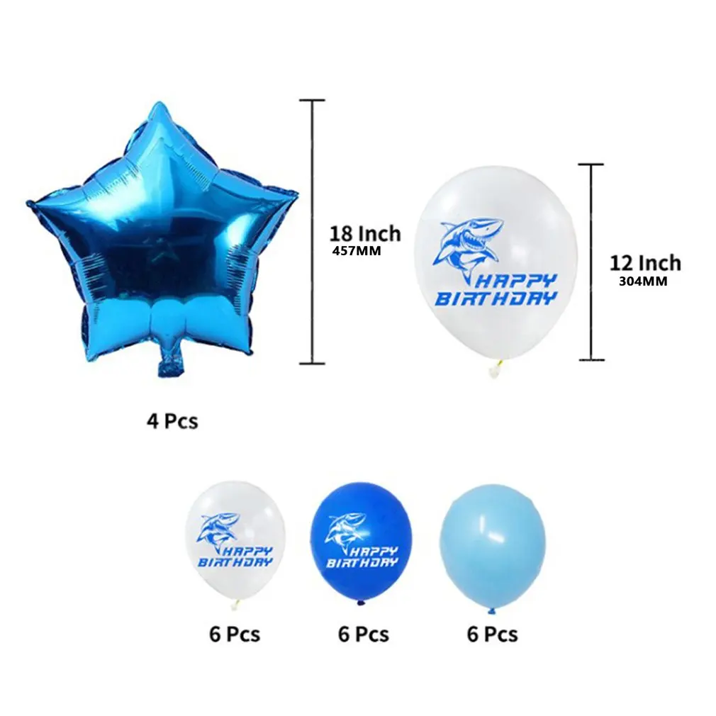 Beautiful Shark Theme Party Supplies Birthday Flags Cake Inserts Balloon Set Birthday Supplies Decoration
Beautiful Shark Theme Party Supplies Birthday Flags Cake Inserts Balloon Set Birthday Supplies Decoration