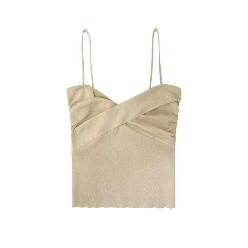 2021 summer new women's retro chic style cross strap sexy small vest short slim slimming knit open back bottoming shirt one size
2021 summer new women's retro chic style cross strap sexy small vest short slim slimming knit open back bottoming shirt one size
