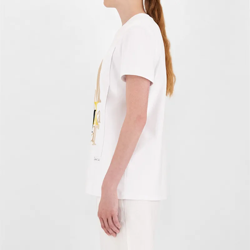 Colorful Letters Print Women Cotton T Shirt 2021 New Summer Lady Short Sleeve Simple O-Neck Tee Tops Female t-shirts
Colorful Letters Print Women Cotton T Shirt 2021 New Summer Lady Short Sleeve Simple O-Neck Tee Tops Female t-shirts