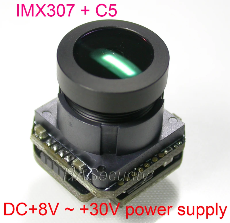 Мини 17x17 мм AHD H (1080P) 1/2.8 &quotSony STARVIS IMX307 CMOS сенсор + C5 DSP камера видеонаблюдения PCB