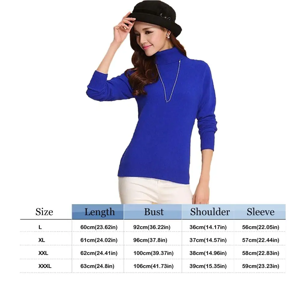 New Arrival Women Sweaters Leisure Knitted Cashmere Solid High Collar Long Sleeve Pullovers Female Autumn Winter Bottoming Tops
New Arrival Women Sweaters Leisure Knitted Cashmere Solid High Collar Long Sleeve Pullovers Female Autumn Winter Bottoming Tops
